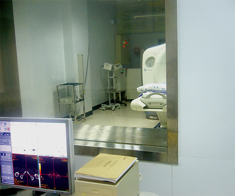 Vetro di schermatura ricco di piombo a raggi X a lunga durata per medicina nucleare