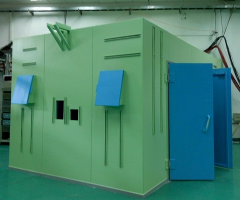 Camera ottica di schermatura delle radiazioni di sincrotrone in acciaio al piombo per la fisica delle alte energie