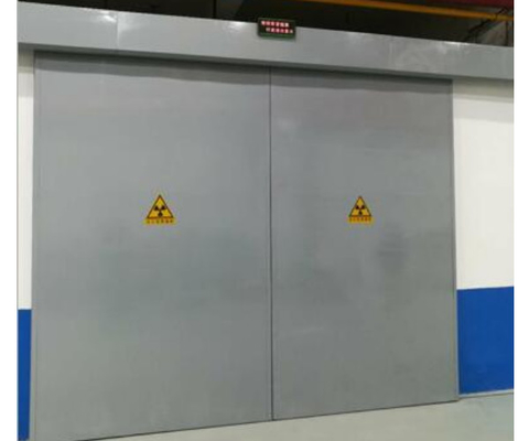 Porta di protezione dalle radiazioni con sigillo di neoprene o di silicone con altezza 1700 mm-2300 mm e rivestimento in polvere o in acciaio inossidabile
