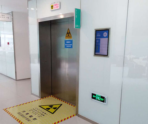 Porta di schermatura in piombo di dimensioni personalizzate con pannello in acciaio inossidabile per sala RM - Certificata CE e ISO9001