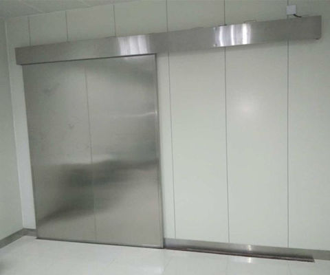 Porta di schermatura in piombo di dimensioni personalizzate con pannello in acciaio inossidabile per sala RM - Certificata CE e ISO9001