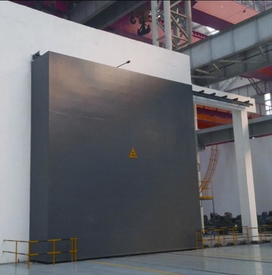 Cornice di acciaio Porta di protezione dalle radiazioni Finitura con rivestimento in polvere o acciaio inossidabile Altezza personalizzabile Altezza come richiesto
