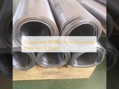 Piastra di piombo puro al 99,99% per la sala di TAC